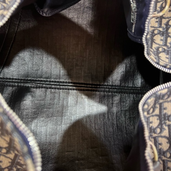 Dior Vintage Trotter Black and Gray Duffel Bag - Picture 5 of 14